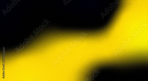 Fotografie Abstract yellow and black gradient with grainy texture and soft focus effect