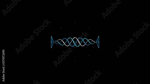 Cybernetic 3D Helical Braid Weave Loading 4K