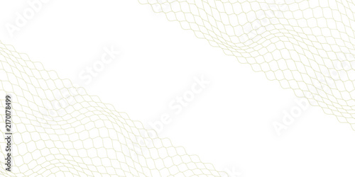 Mesh texture for fishing nets gold color gradient. Seamless pattern for sportswear or soccer goal, volleyball net, basketball hoop. abstract background vector.