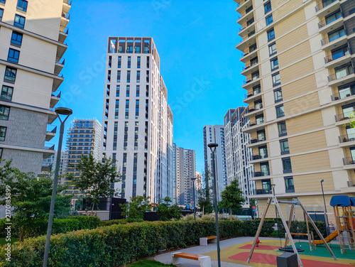 Modern residential apartment buildings Belgrad