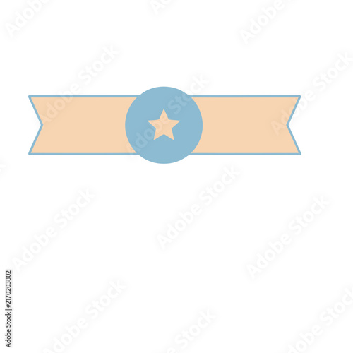 Ribbon with Star Emblem