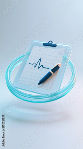 clipboard with pen