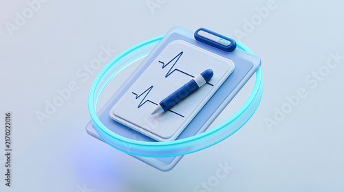 clipboard with pen