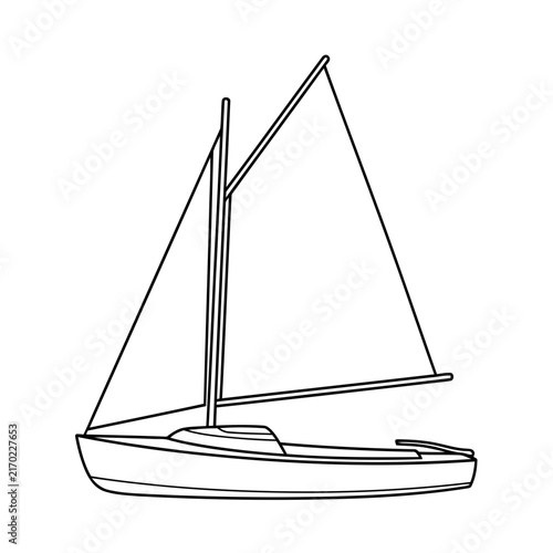 Sailboat outline