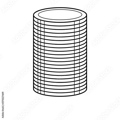 Stack of coins