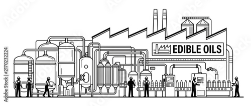 Industrial Factory Production Line for Edible Oils