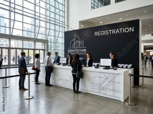 Architecture Conference Registration Welcome Desk