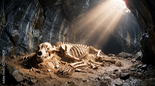 Massive prehistoric bear skeleton discovered in a deep subterranean cavern