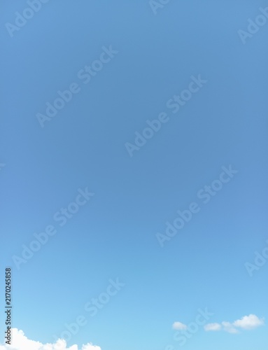 blue sky and clouds