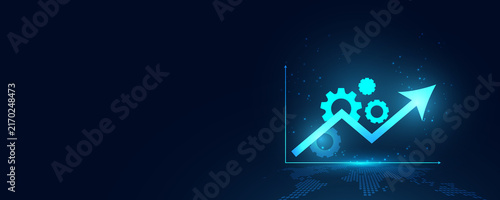 featuring data analysis graphs and marketing mechanisms