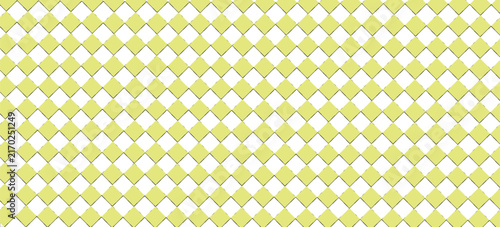 An olive green pattern for a groovy seamless background. Retro checkerboard design