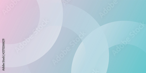 Abstract Pastel Gradient Background with Overlapping Circular Rings