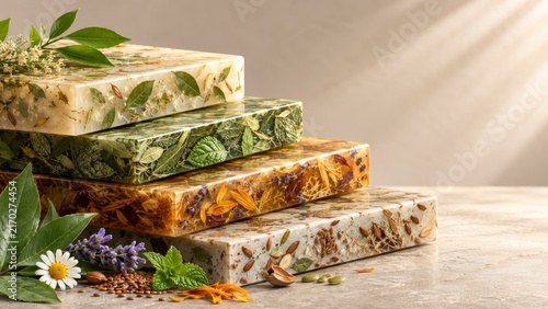 Natural Botanical Ingredients Embedded in Premium 3D Panels