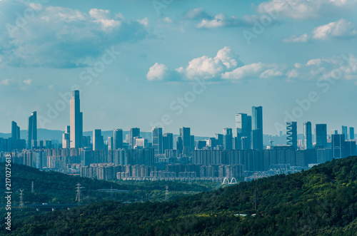 Obraz na płótnie Seoul Cityscape Seoul skyline skyscrapers urban planning modern architecture