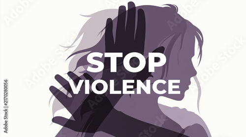 Stop Violence: A powerful illustration symbolizing the urgent call to end violence.