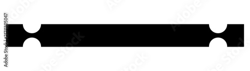Horizontal Decorative Line Divider