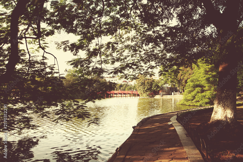 Fototapeta premium Peaceful place for relax in the weekend