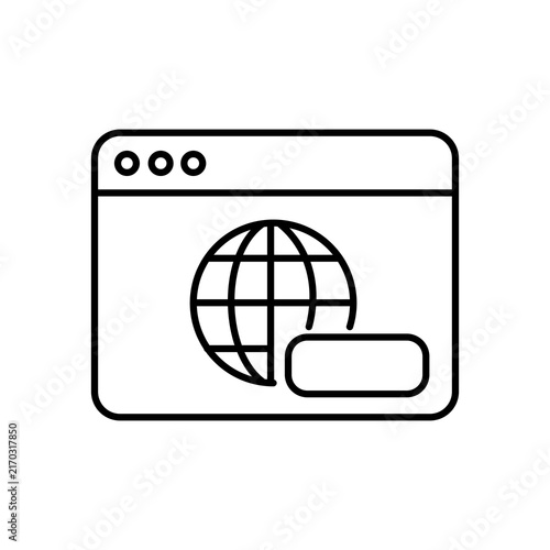 Browser Globe Icon