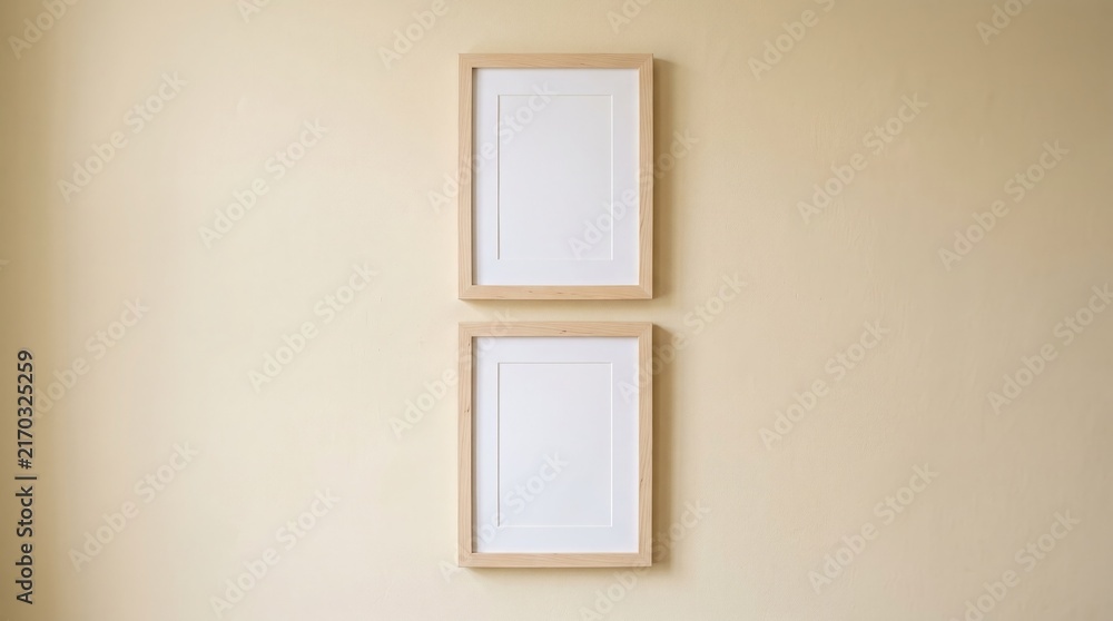 Fototapeta premium Close up of a light switch on a beige painted wall indoors