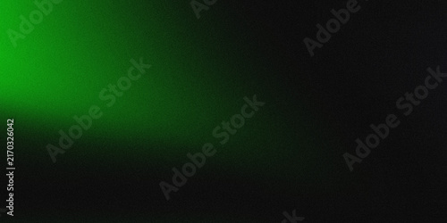 Abstract green light gradient background with soft glow effect