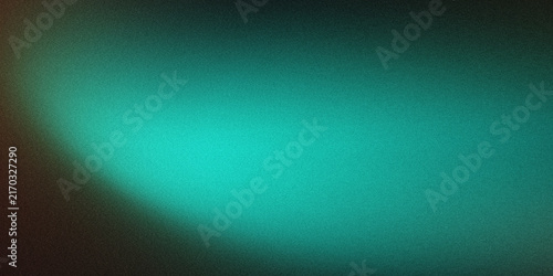 Abstract blurred teal and dark gradient background with grain texture