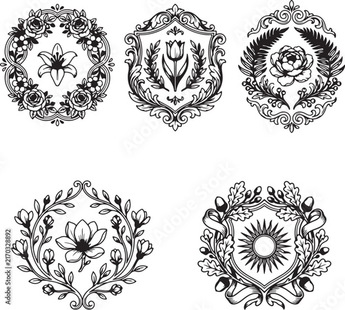 vector set of decorative elements