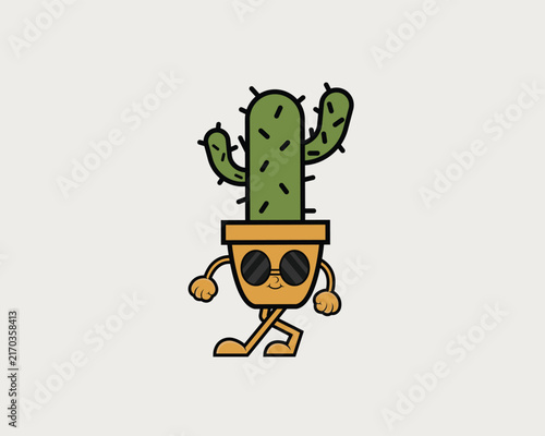 Plant Cute Character Icon Design