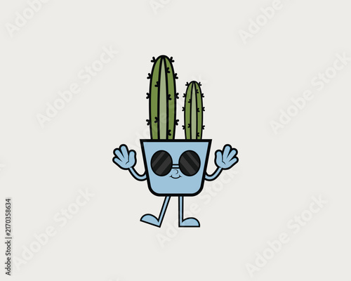 Plant Cute Character Icon Design