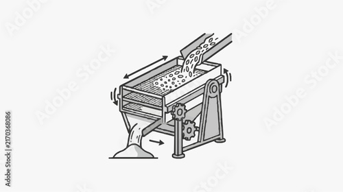 Industrial Conveyor Sifter Machine for Sorting and Separating Materials