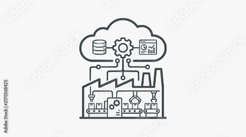 Modern Industrial IoT Cloud Integration with Smart Factory Automation