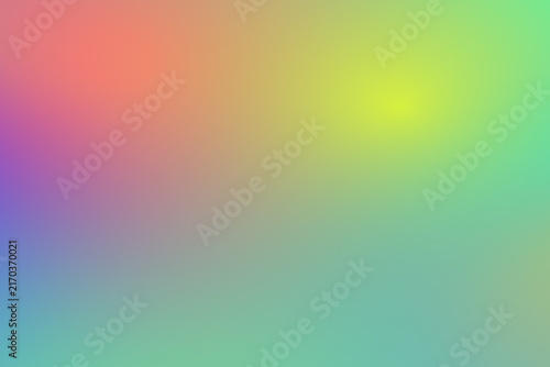 Electric blue green yellow rainbow spectrum gradient abstract background chromatic smooth dispersion template