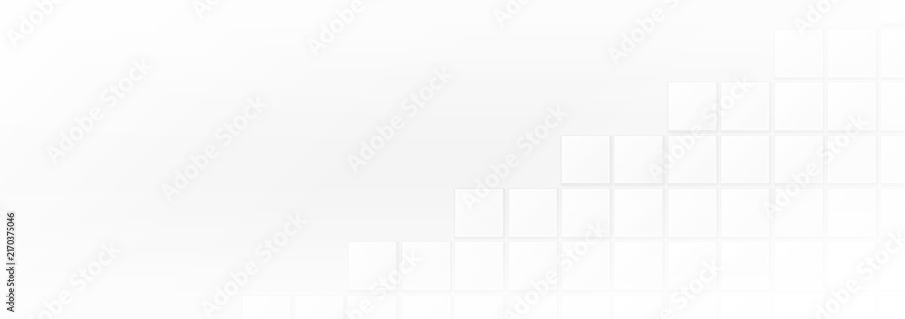 Fototapeta premium Subtle abstract pattern and corporate background texture with backdrop white technology. Geometric glow sleek and tech promo elegant with speed wallpaper template. Grey square line and light