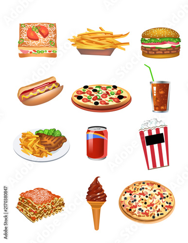 Fast Food and Restaurant Food Collection