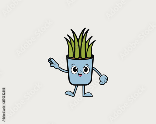 Plant Cute Icon Character Design