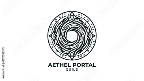 Mystical Aethel Portal Guild Emblem