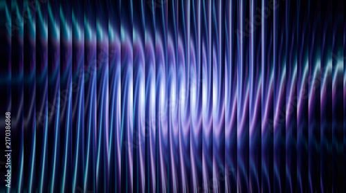 Fotografie Abstract glowing vertical lines creating dynamic fiery glass pattern illustration