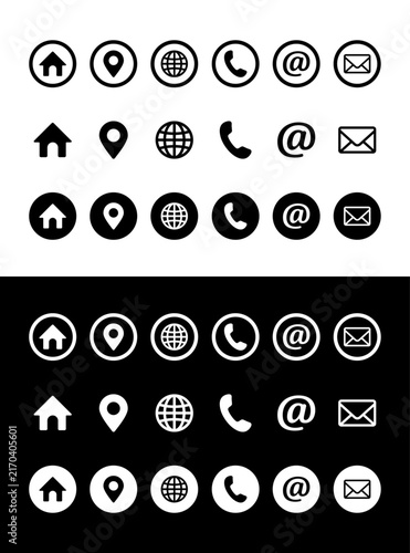 transparent png vector image of web icons set