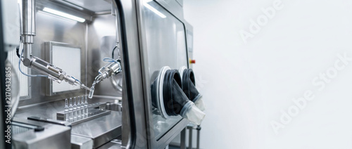 Pharmaceutical innovation inside sterile laboratory isolator