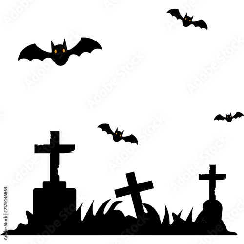Halloween Bat Illustration