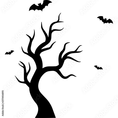 Halloween Bat Illustration