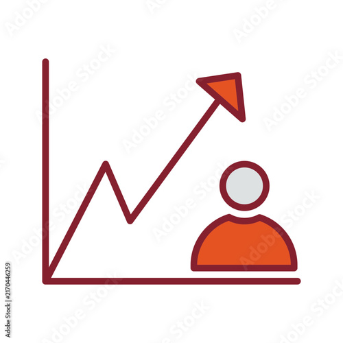 Business Growth Vector Icon