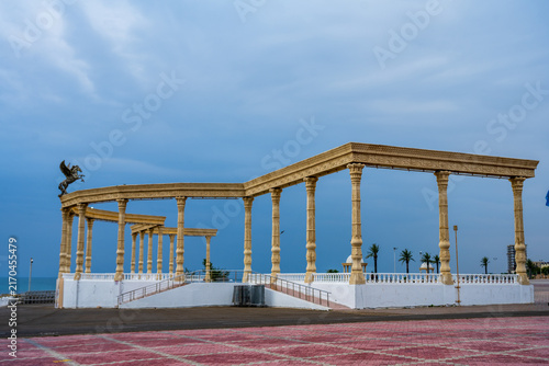 Quadro su tela Classical colonnade in Aktau
