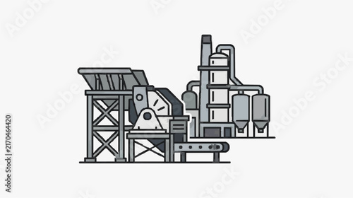 Modern Industrial Grain Processing and Brewing Equipment Lineup