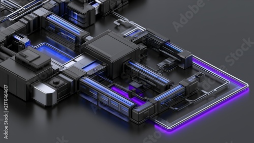 Secure Access Network Architecture With Central Control Gateway And Connected Security Pathways, Cybersecurity Infrastructure Background For Enterprise Identity Management, Websites And Presentations