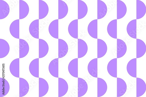 Fotografía Abstract lavender geometric wavy seamless pattern vector background