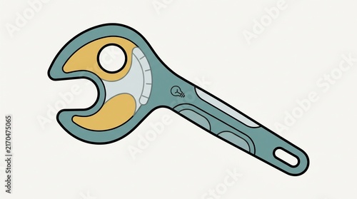 Creative wrench icon