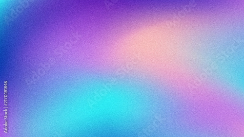 Abstract grainy gradient background features vivid purple, pink, and blue hues for digital art and graphic design projects.