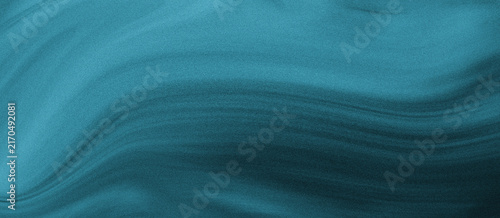 Cuadro en lienzo Abstract teal blue sand texture with flowing wave patterns and grainy surface de