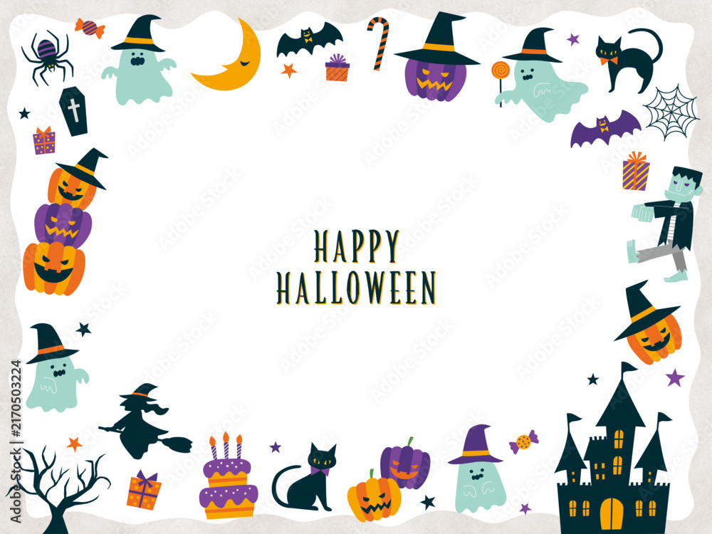 Fototapeta premium Halloween Frame