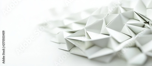 Unique interplay between light and abstract structures.